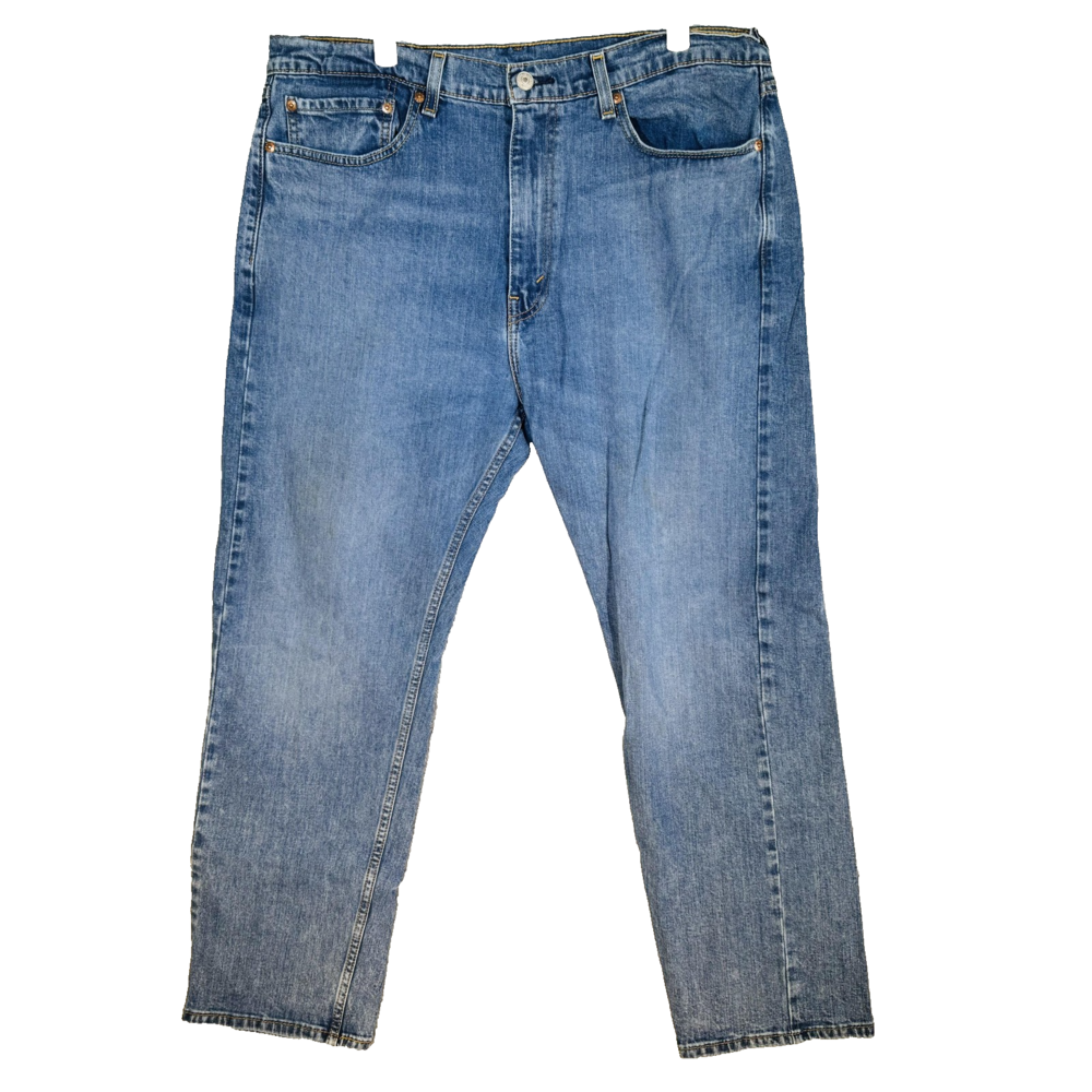 Levi's 505 Men's Jeans 38x30 Blue Denim Regular Fit Straight Leg Zip Fly